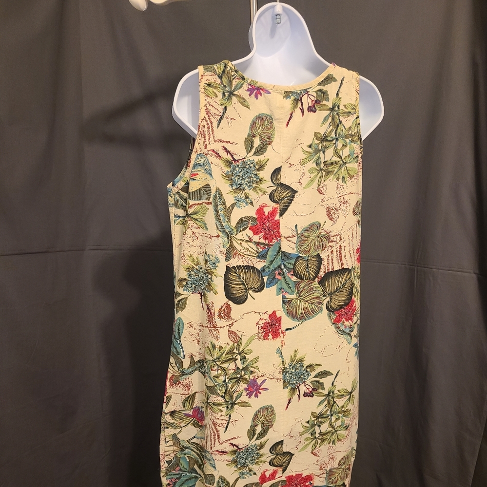 U Brand Hawaiian Themed Summer Dress, Size L